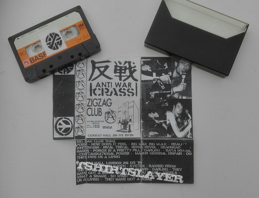 Crass- Live Zigzag Club &#039;82/ Conway Hall &#039;79 tape