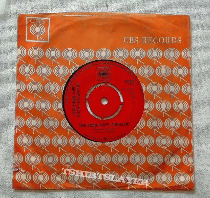 Screaming Lord Sutch and the Savages- The train kept a &#039; rollin&#039;/ Honey hush  7&quot;