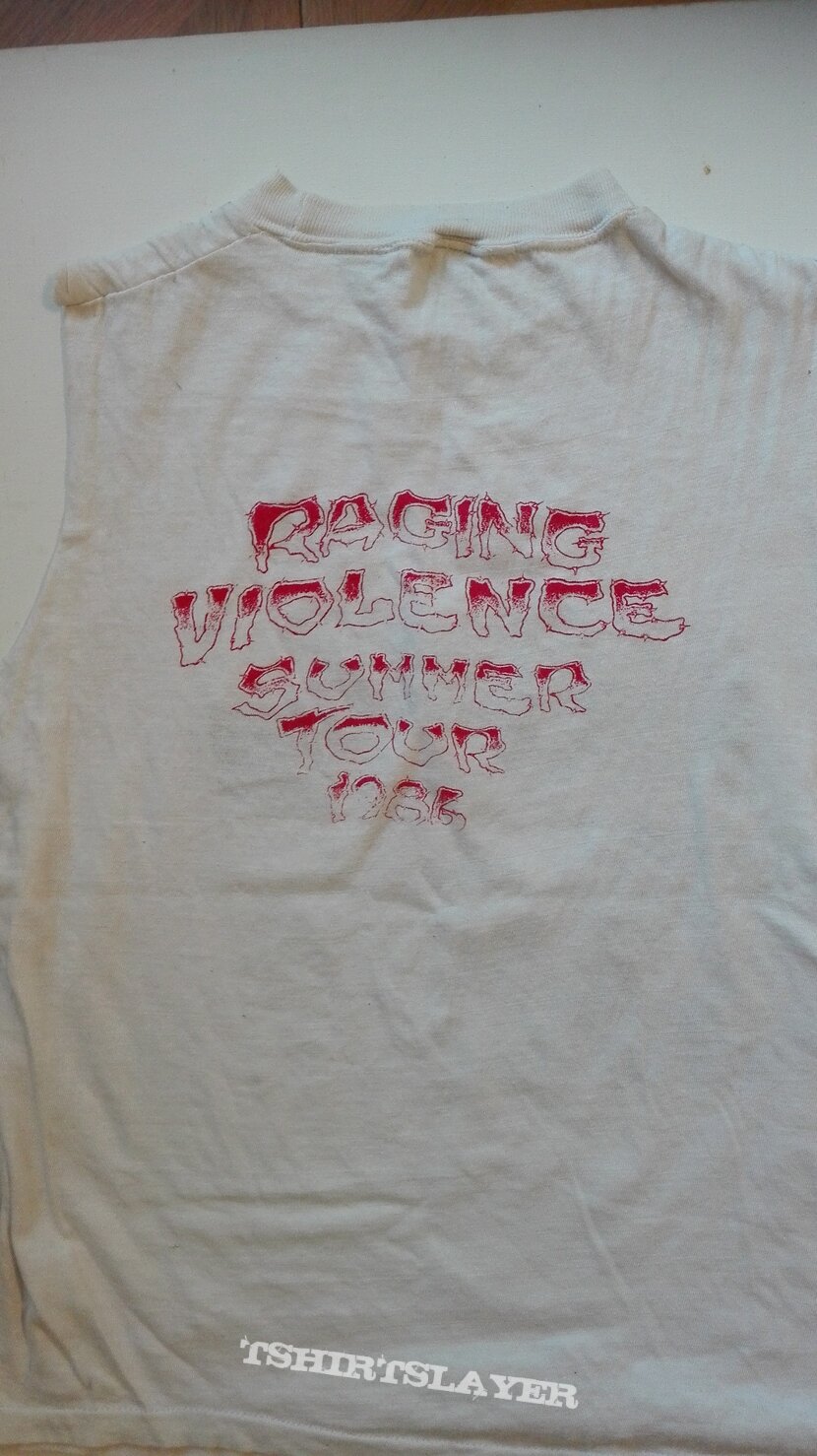 Hirax, Hirax- Raging violence 1986 tourshirt TShirt or Longsleeve ...