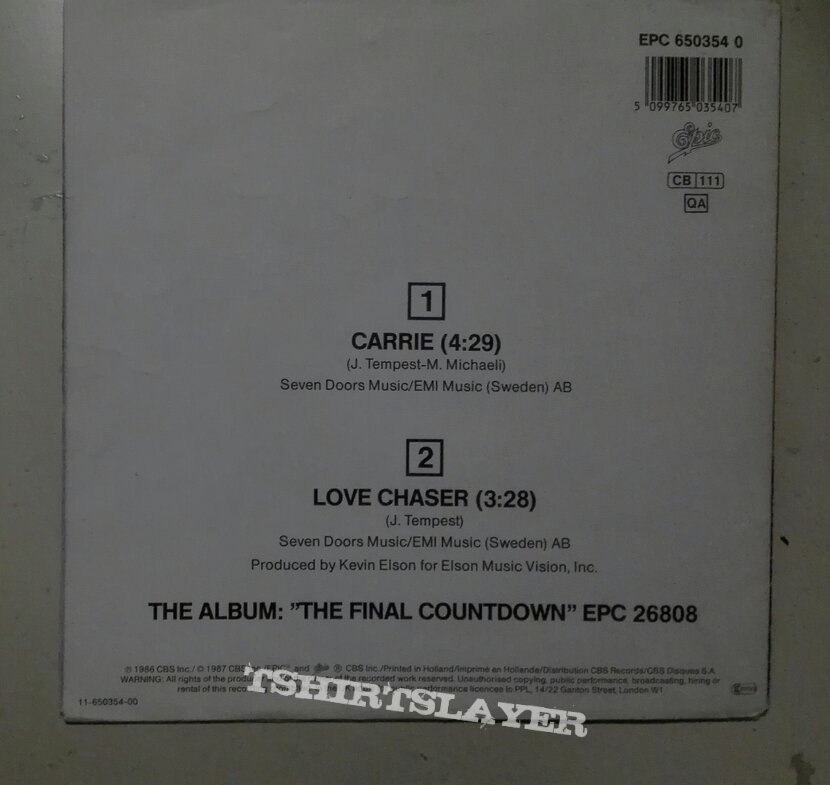 Europe- Carrie 7&quot;