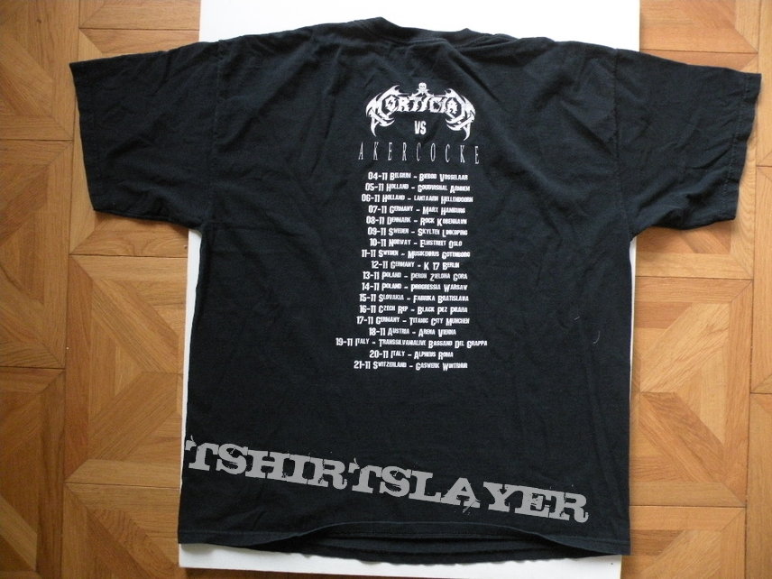 Mortician 2005 European tourshirt