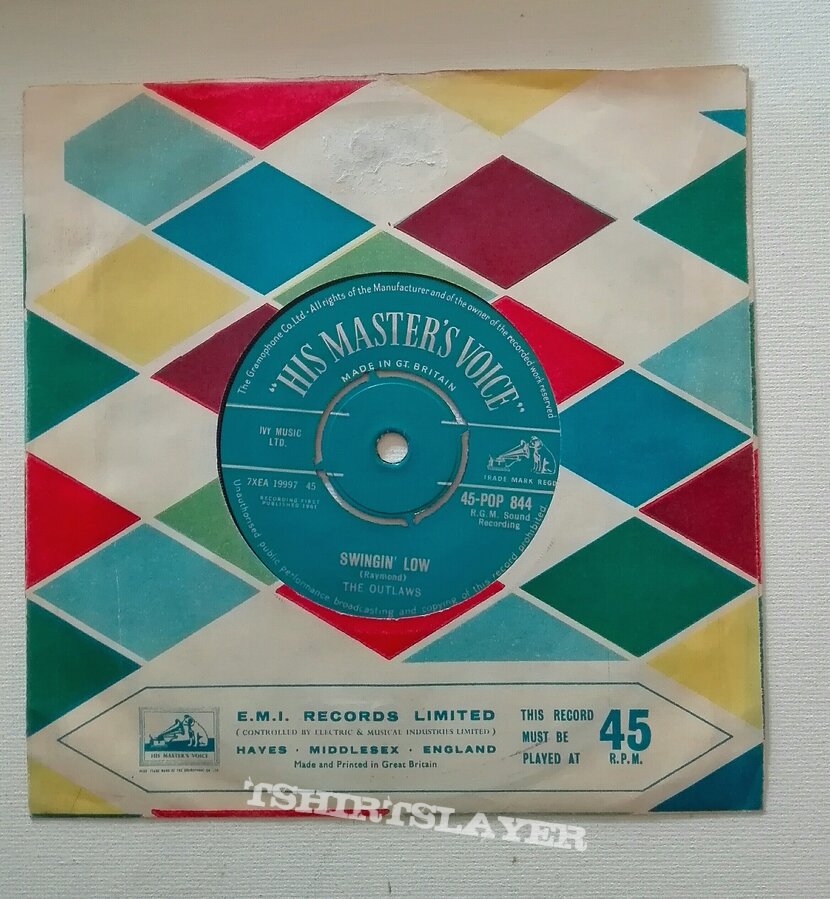 The Outlaws- Swingin&#039; low/ Spring is near 7&quot;