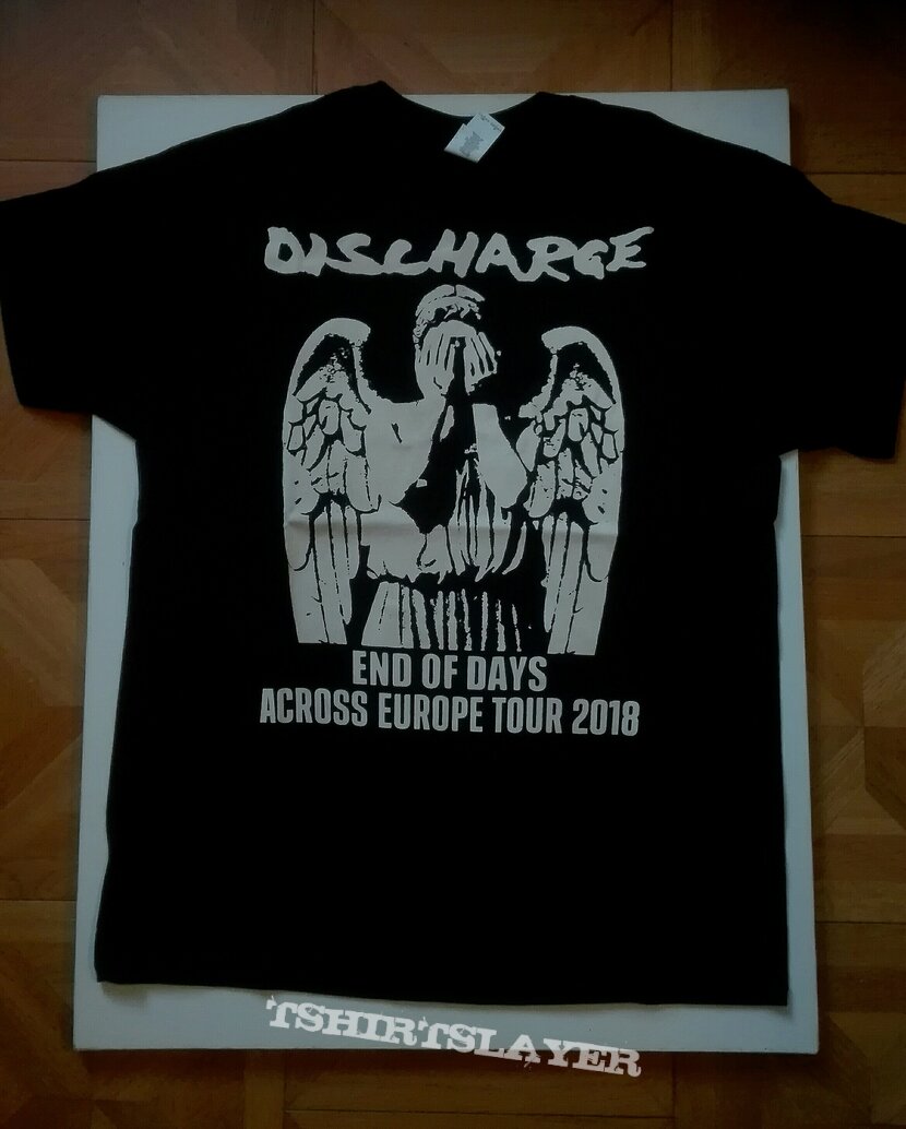 Discharge- End of days/ Across Europe tour 2018 shirt