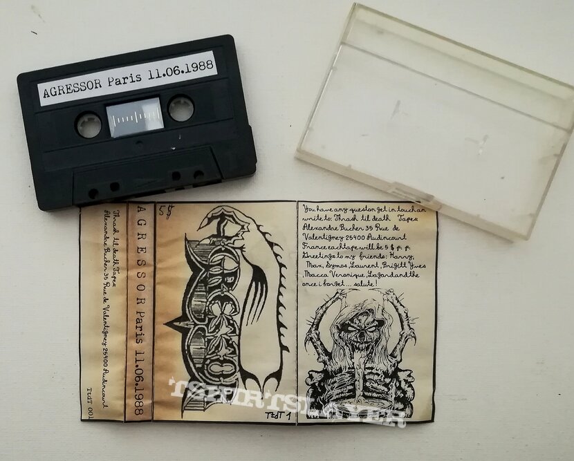 Agressor- Paris 11-06-1988 live tape
