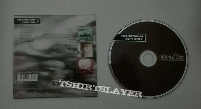 Raison D&#039;etre Raison D&#039;être- In sadness, silence and solitude promo cd