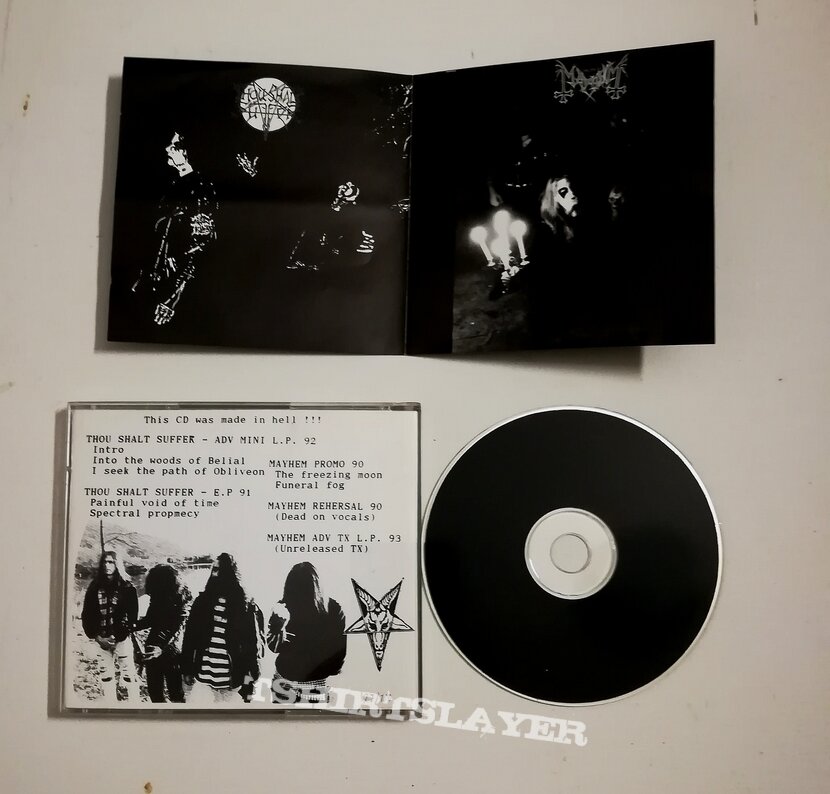 Mayhem/ Thou Shalt Suffer- The true black split cd