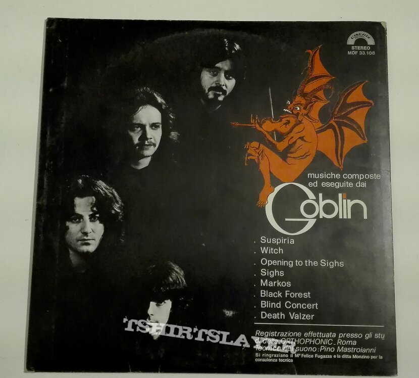 Goblin – Suspiria (Musiche dalla colonna sonora originale del film) lp