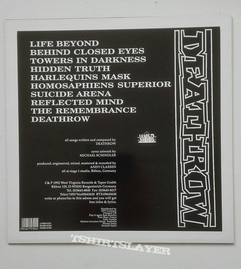 Deathrow- Life beyond lp