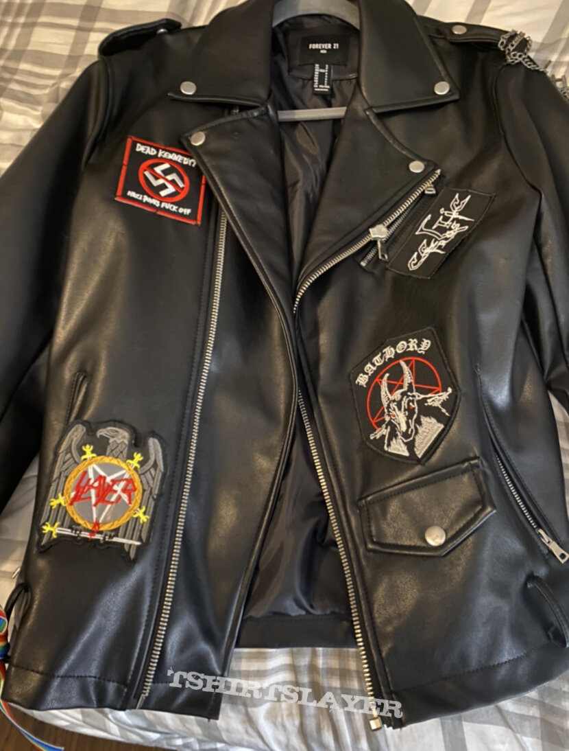 Slayer leather battle jacket | TShirtSlayer TShirt and BattleJacket Gallery