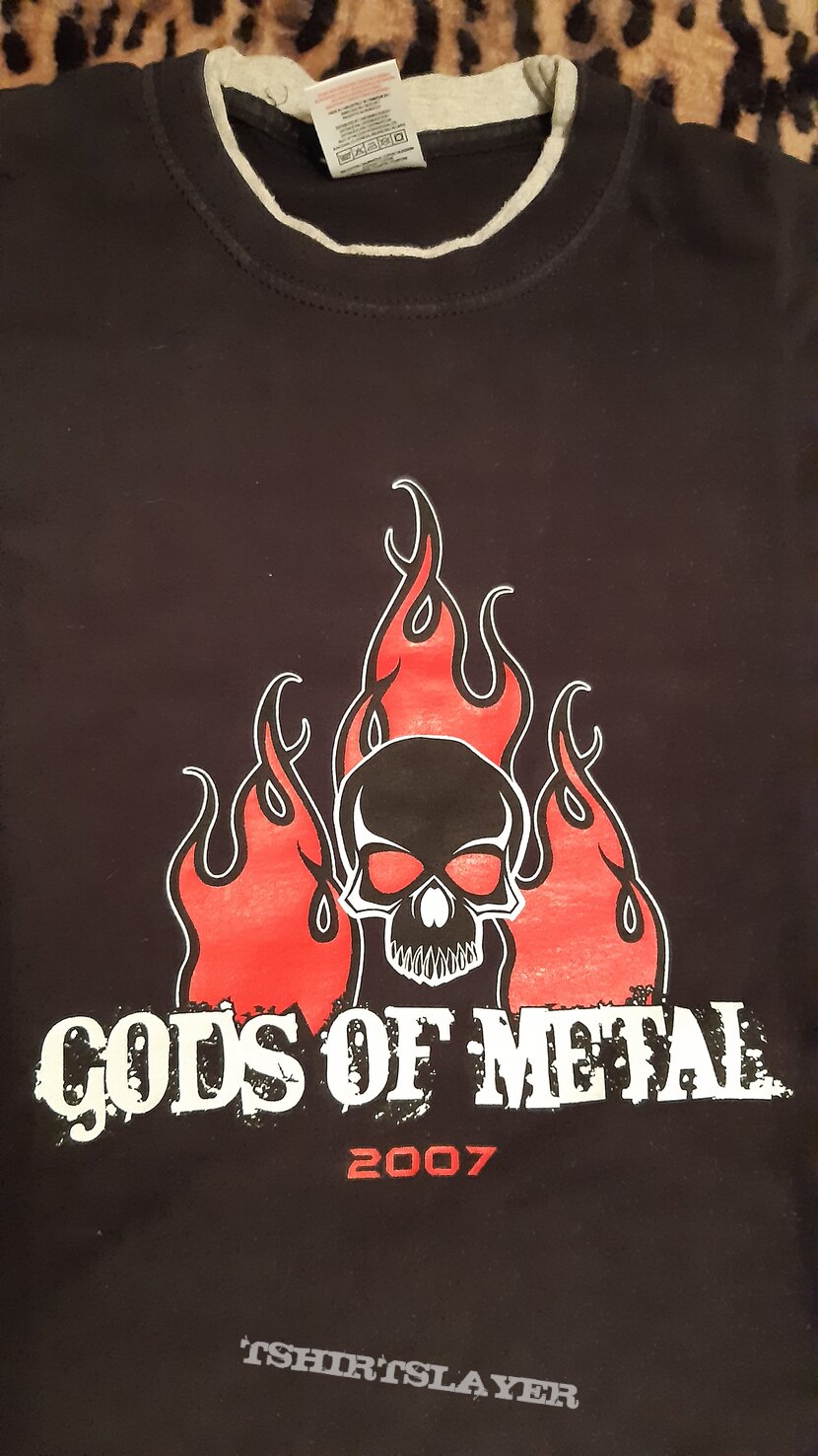 Heaven &amp; Hell Gods Of Metal 2007 Heaven&amp;Hell Motley Crue Scorpions Ozzy Thin Lizzy longsleeve shirt