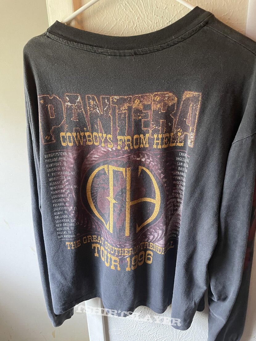 1996 Pantera Great Southern Trendkill Tour Shirt L/S