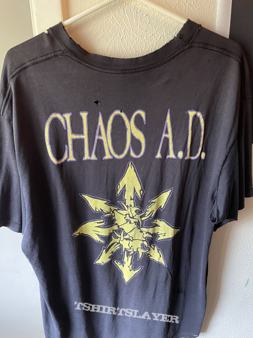 1993 Sepultura Chaos AD shirt 