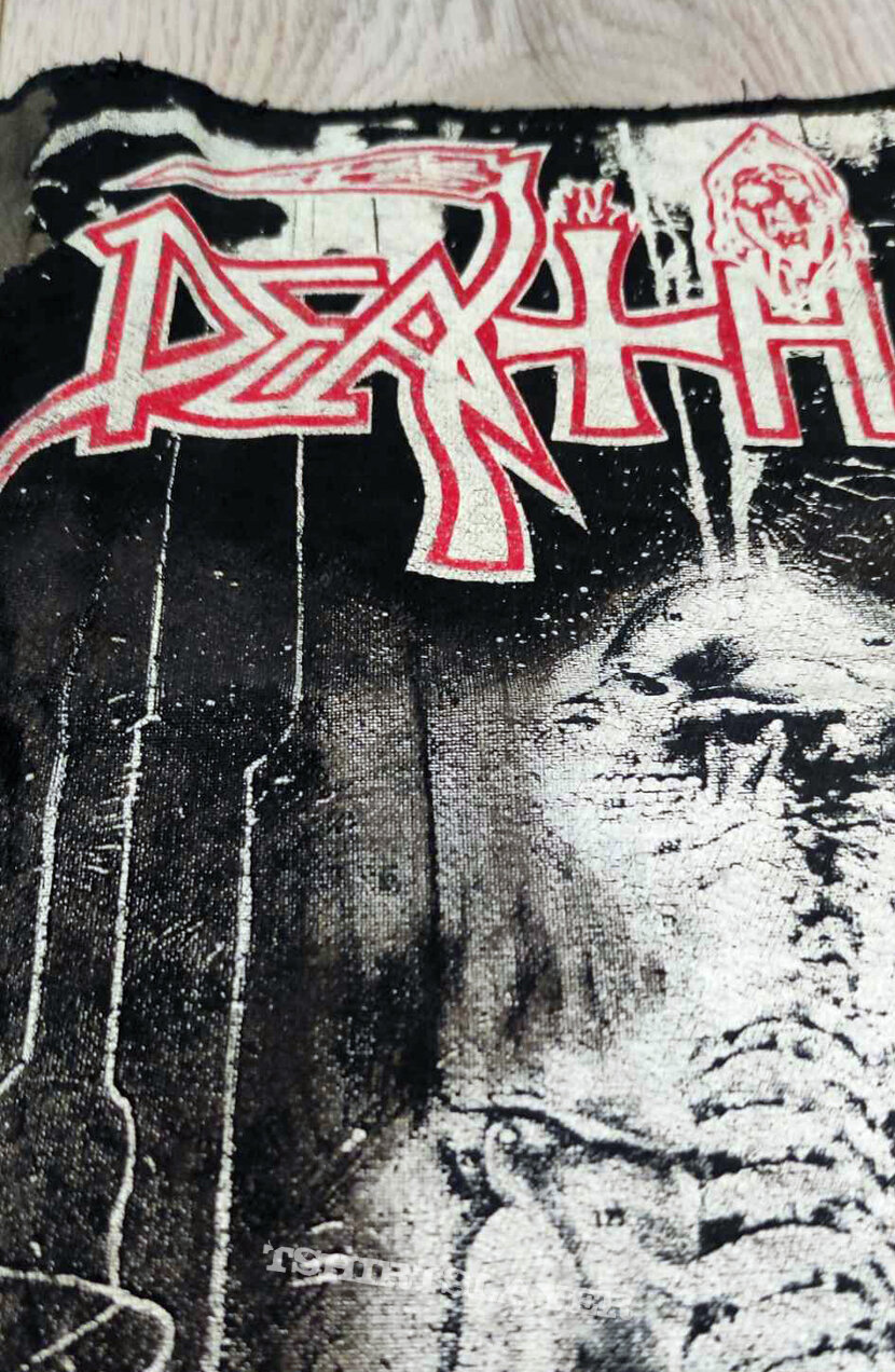 vintage Death HUMAN bootleg eastern european backpatch 