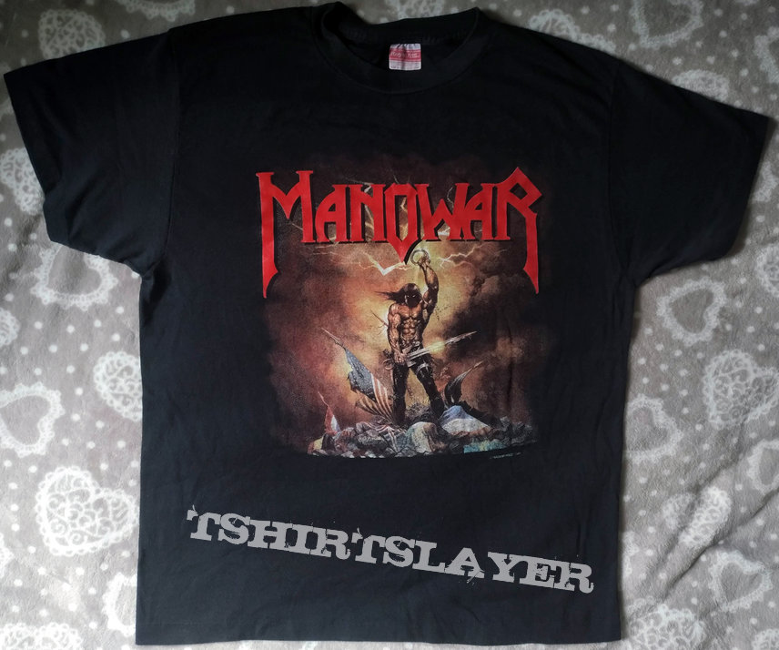 Manowar Kings of Metal  tour t-shirt 1989