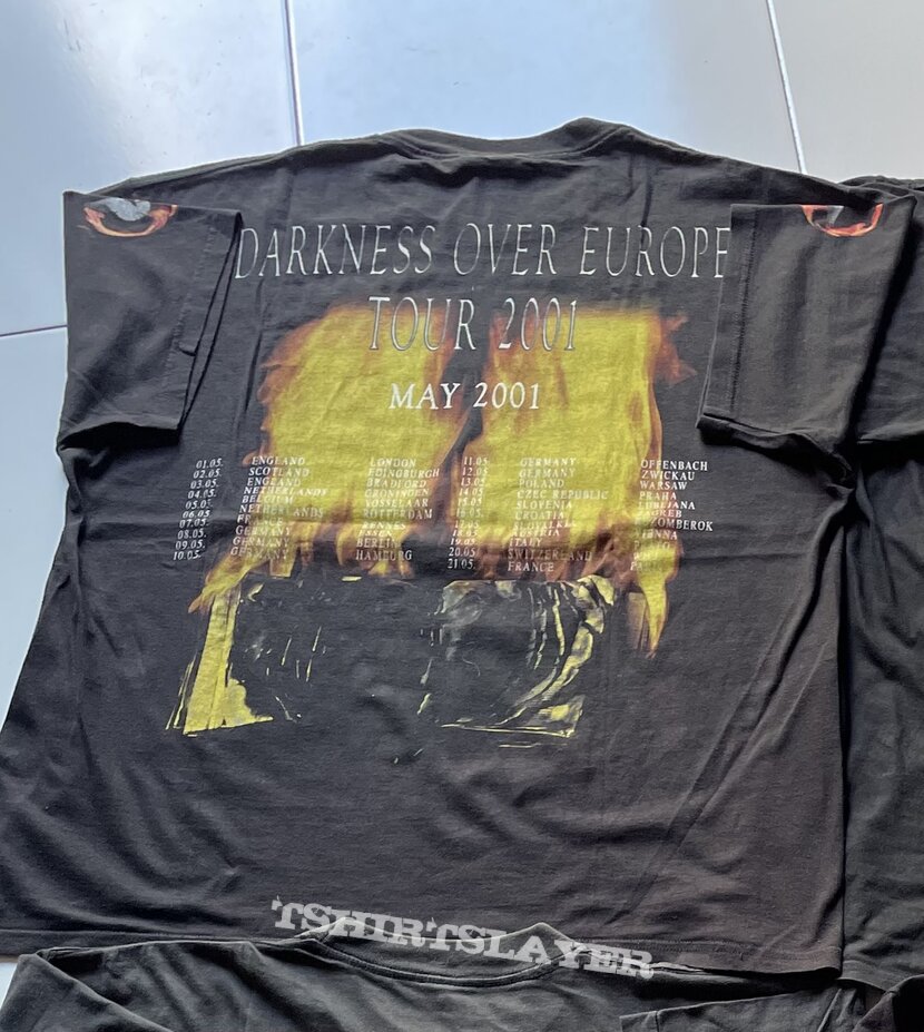 Immolation Darkness over europe tour 2001