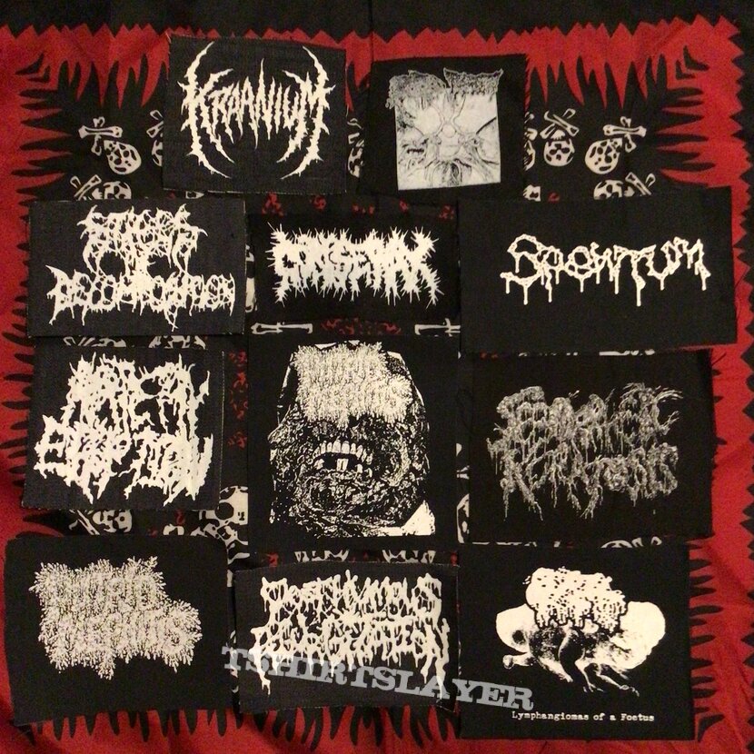 Death metal/Grindcore/Goregrind/Brutal Death Metal patch collection  