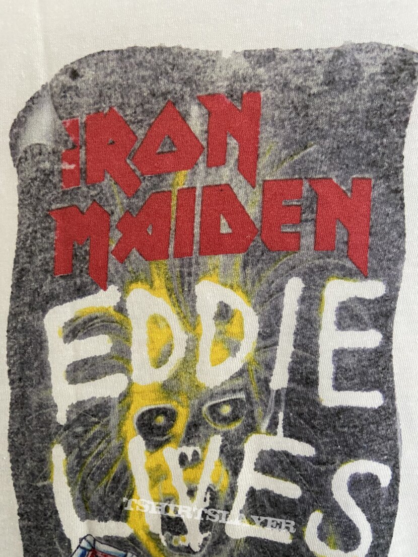 1987 Iron Maiden Somewhere On Tour T-Shirt
