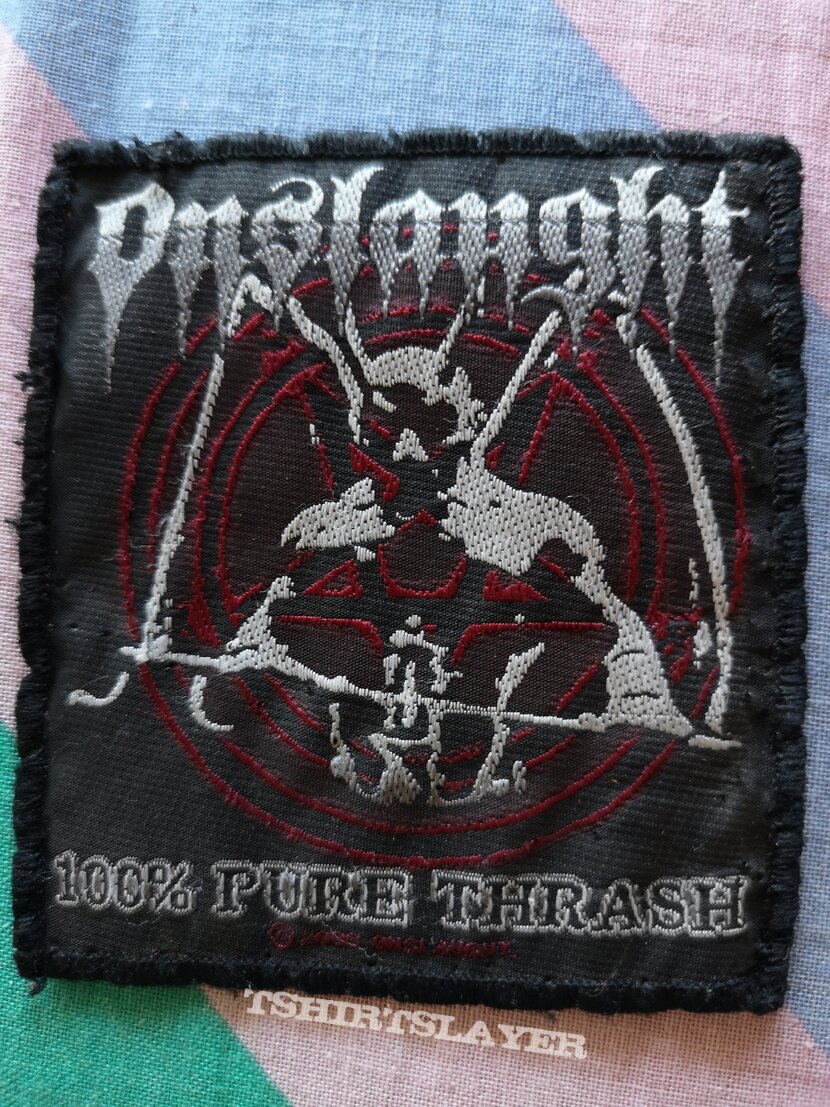 Onslaught 100% Pure Thrash woven patch