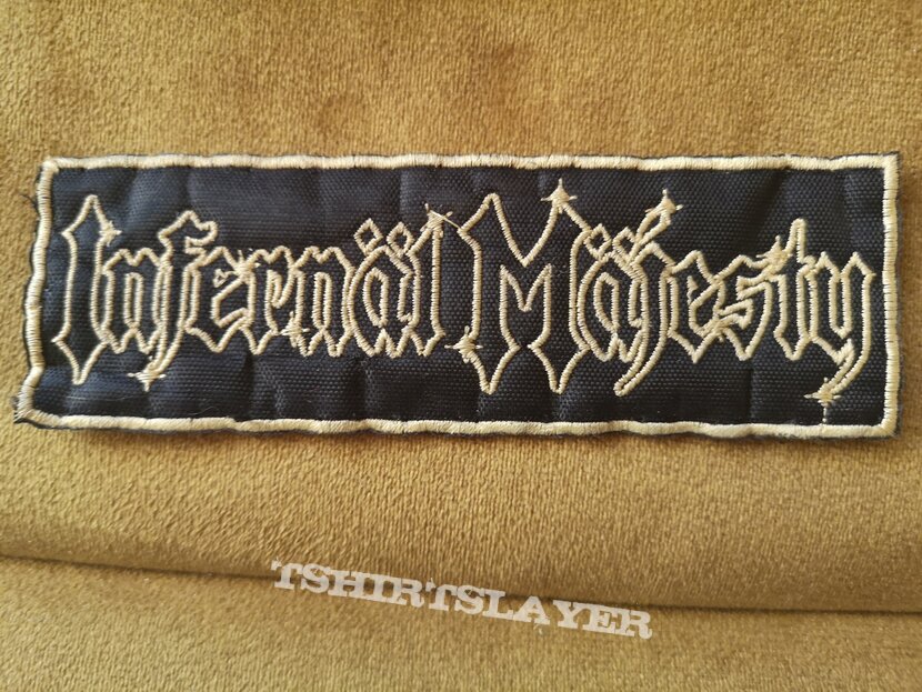 Infernal Majesty Infernäl Mäjesty embroidered logo patch