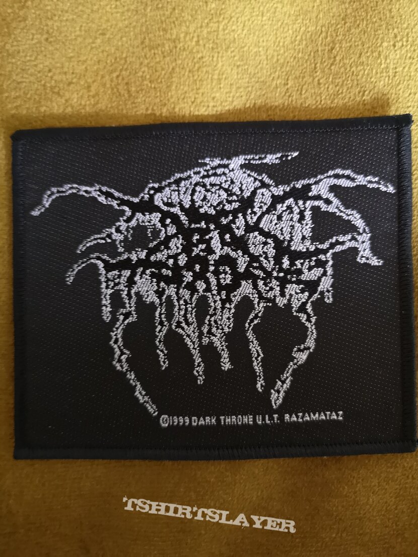 Darkthrone logo woven patch