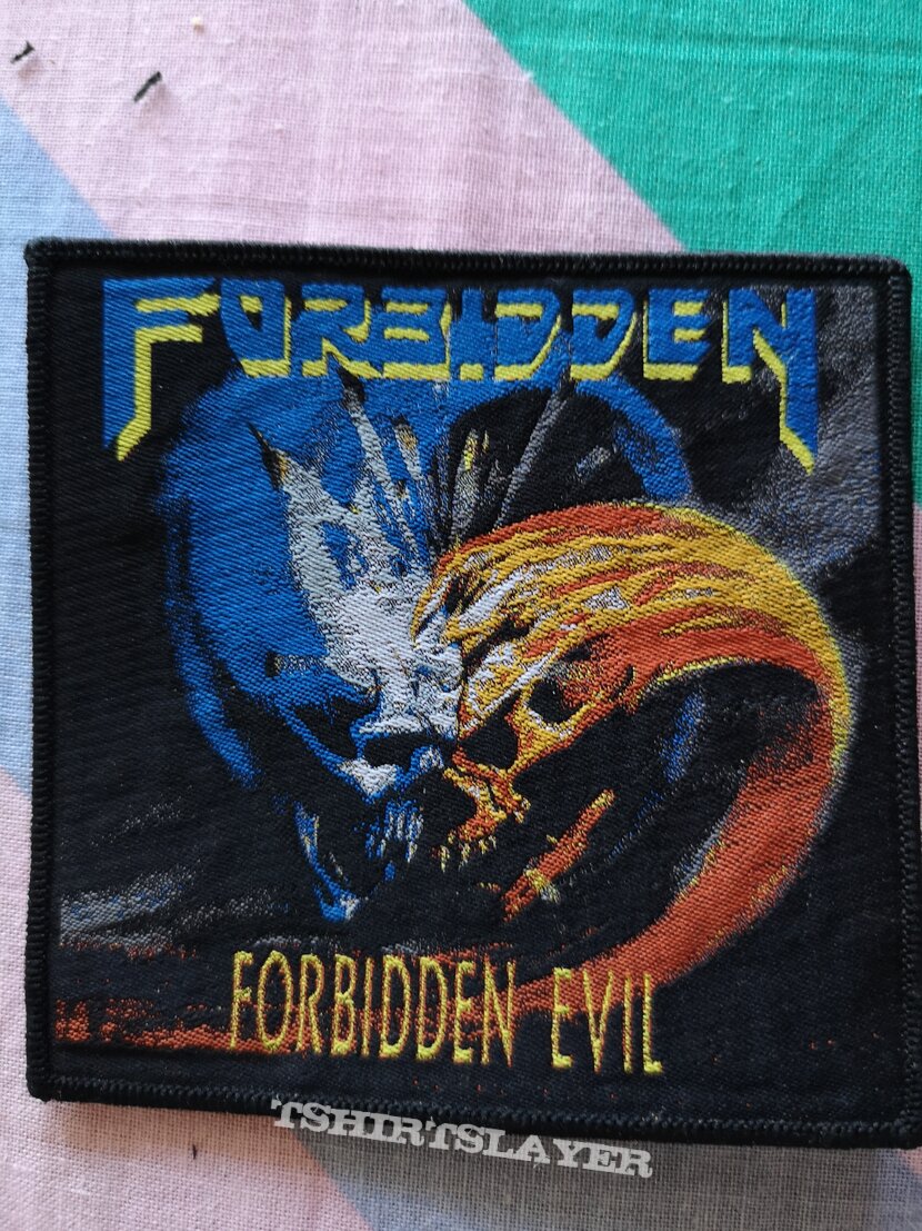 Forbidden Forbidden Evil woven patch