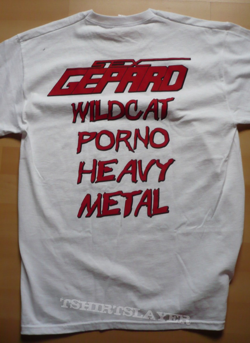 TShirt or Longsleeve - SexGepard - Wildcat Porno Heavy Metal Shirt