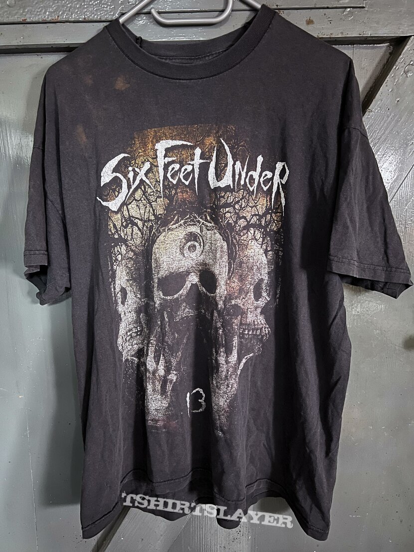 Six Feet Under - 13 T-Shirt | TShirtSlayer TShirt and BattleJacket Gallery