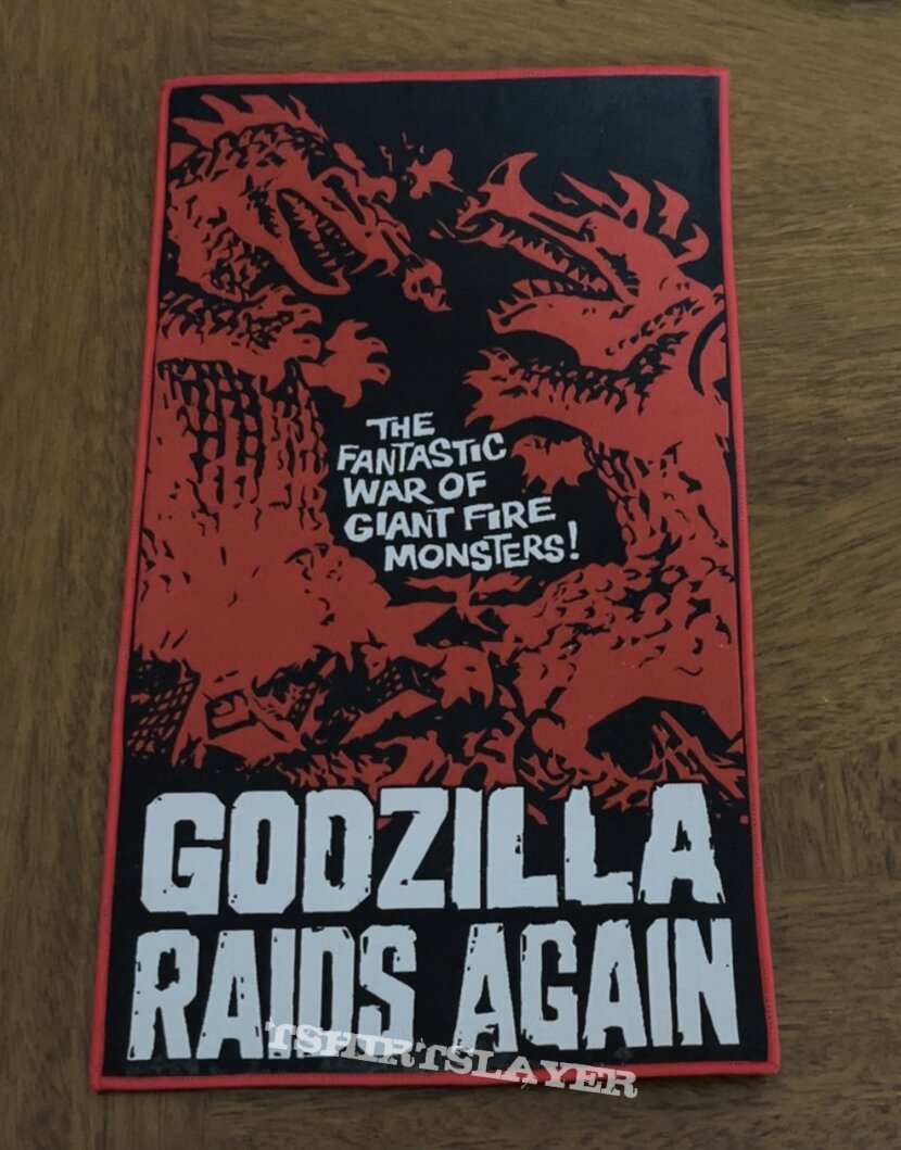Godzilla Raids Again back patch
