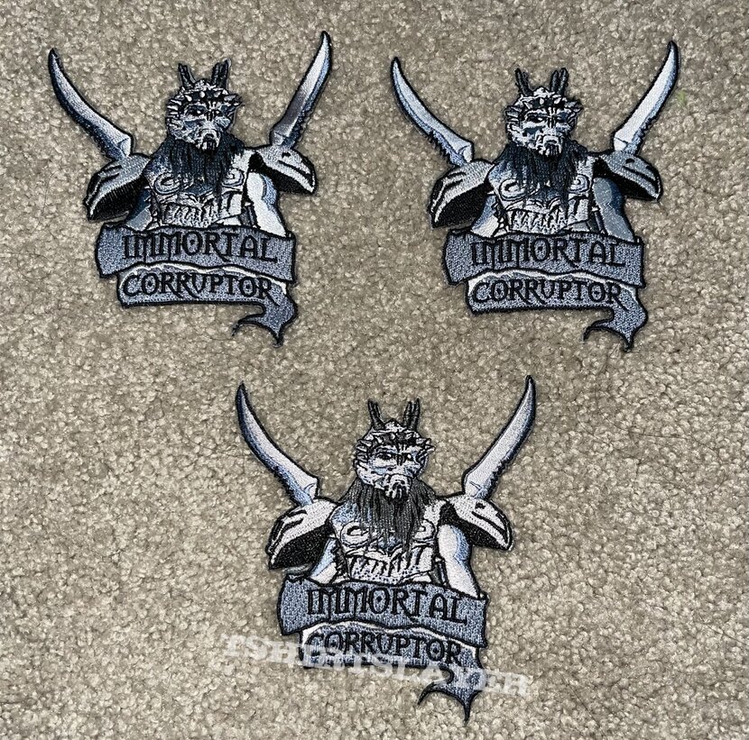 GWAR Immortal Corruptor patches (silver variants)