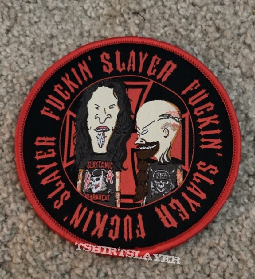 Slayer Beavis and Butthead patch 