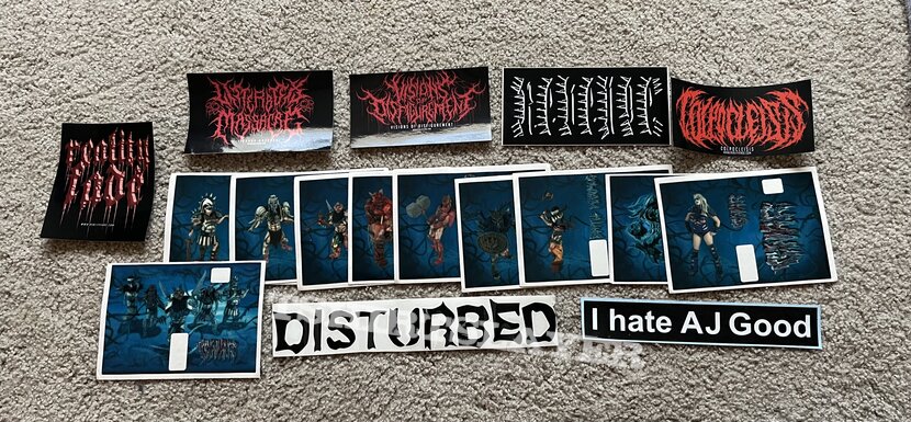 Disturbed Stickers!