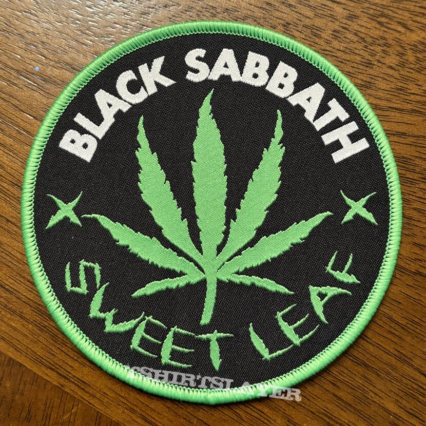 Black Sabbath sweet leaf patch 