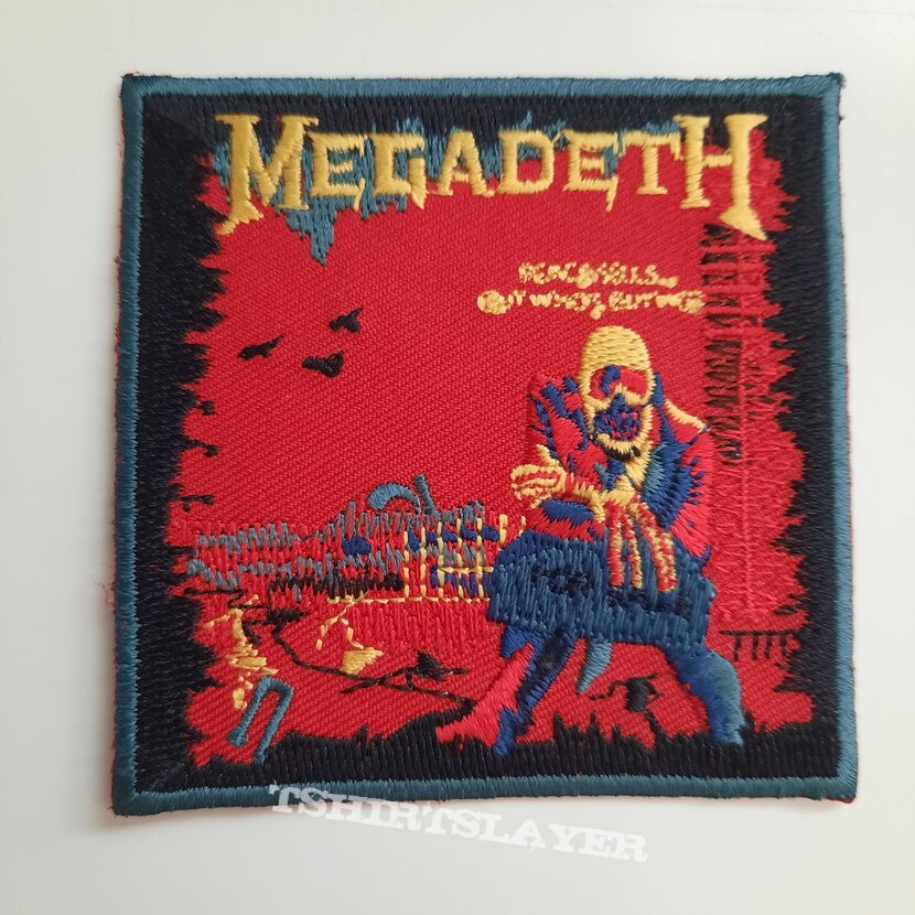 Megadeth Peace Sells Embroidered Patch