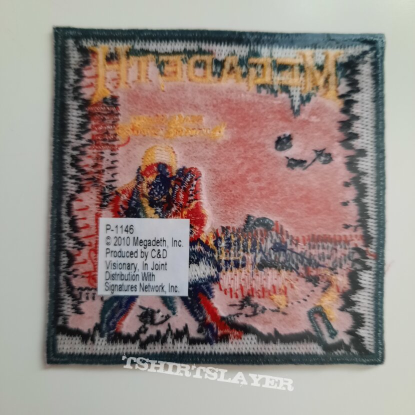 Megadeth Peace Sells Embroidered Patch
