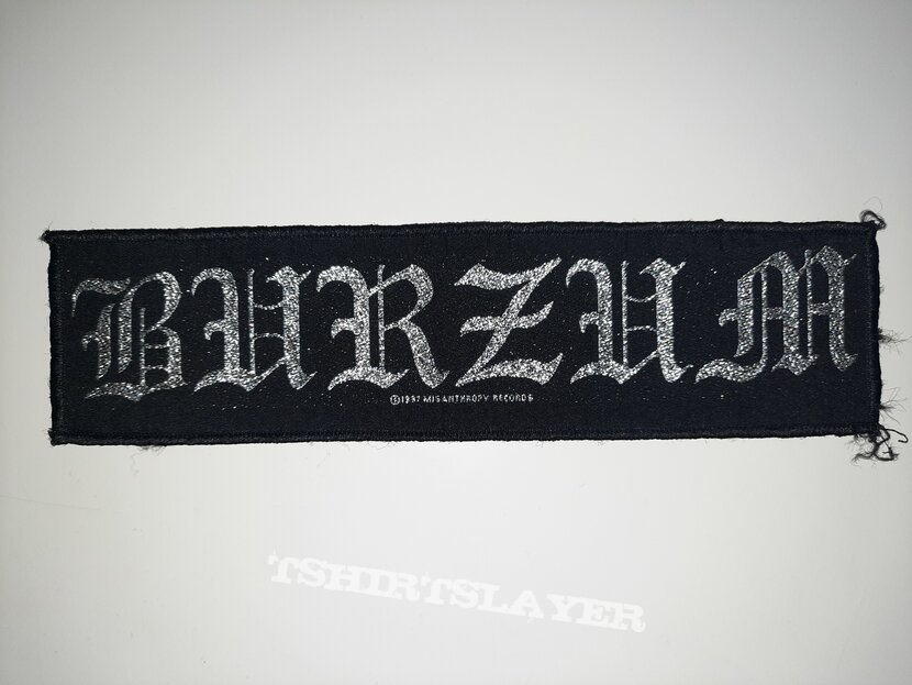 Burzum Glitter Logo Patch