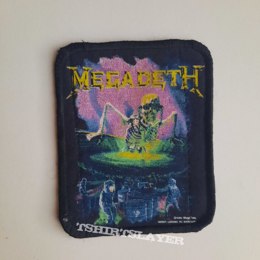 Megadeth No More Mr. Nice Guy Printed Patch