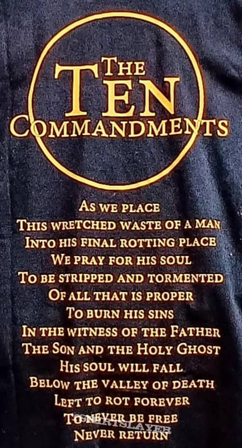 Malevolent Creation The Ten Commandments Shirt 