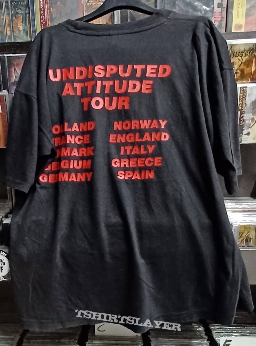 slayer undisputed attitude tour shirt