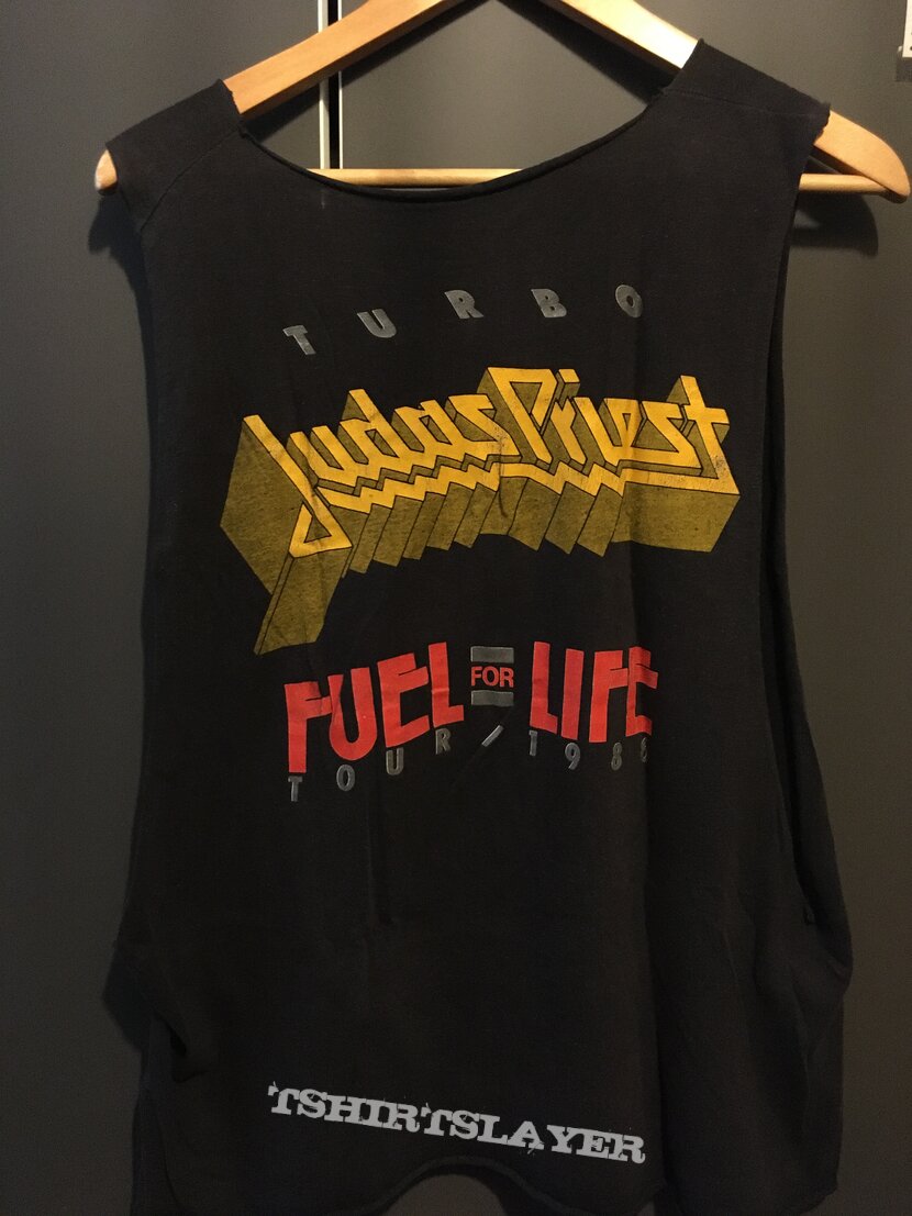 JUDAS PRIEST Turbo Fuel For Life Tour shirt 1986