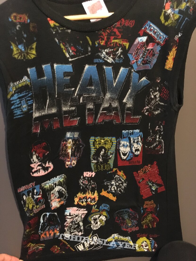 Ozzy Osbourne HEAVY METAL magazine shirt with print on patches