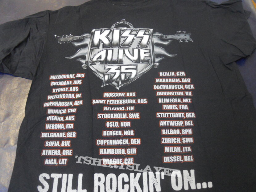 KISS Alive 35 Tour 2008 - Verona | TShirtSlayer TShirt and BattleJacket  Gallery