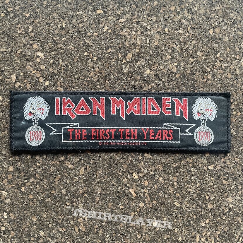 Iron Maiden - The First Ten Years (1990), strip patch