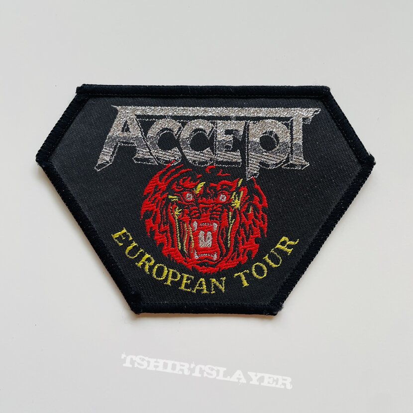 Accept - European Tour, patch