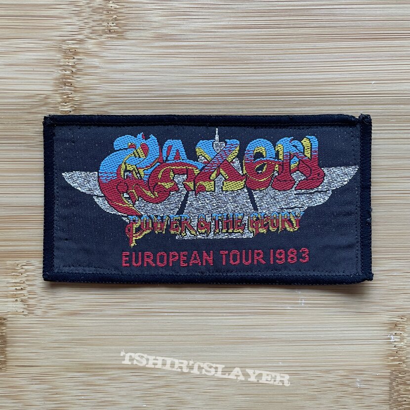 Saxon - Power &amp; The Glory - European Tour 1983, patch