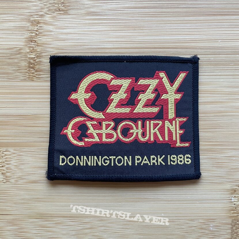 Ozzy Osbourne - Donnington Park 1986, patch
