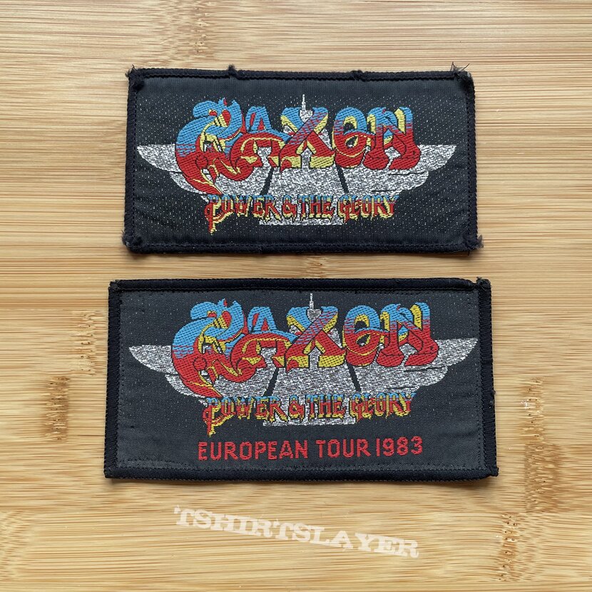 Saxon - Power &amp; The Glory / European Tour 1983, patches
