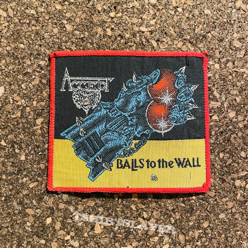 Accept - Balls to the Wall, patch