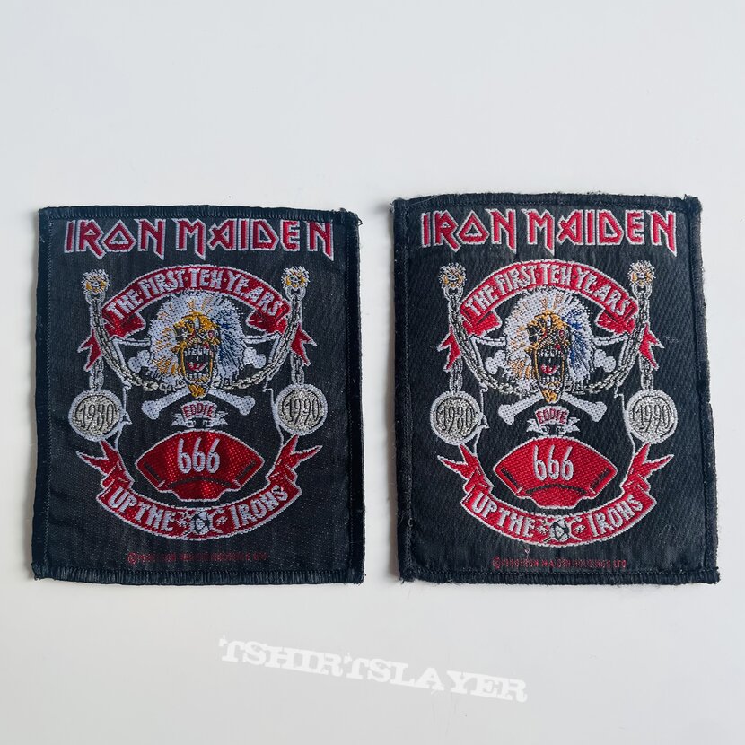 Iron Maiden - The First Ten Years (1990) patches