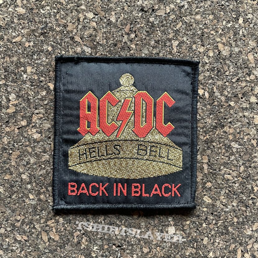 AC/DC - Hells Bells / Back In Black, patch