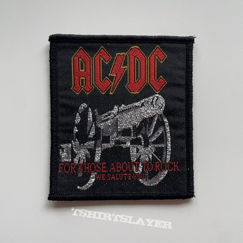 AC/DC - For Those About To Rock We Salute You, patch